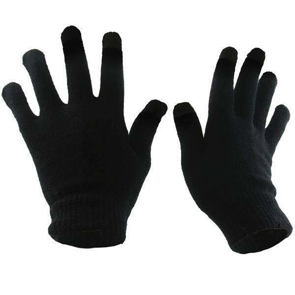Kids Magic Gloves, Black - Winter Warm Packs