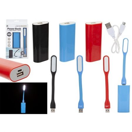 4000 Mah Power Bank With Torch