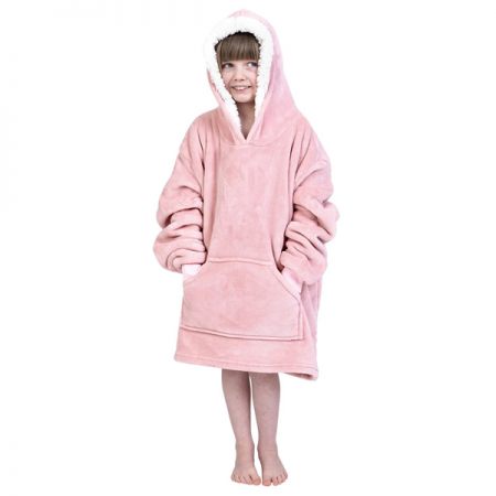 Kids Cosy Hoodie, Pink (one size kids)