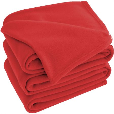 Red Polar Fleece Blankets 120x150cm