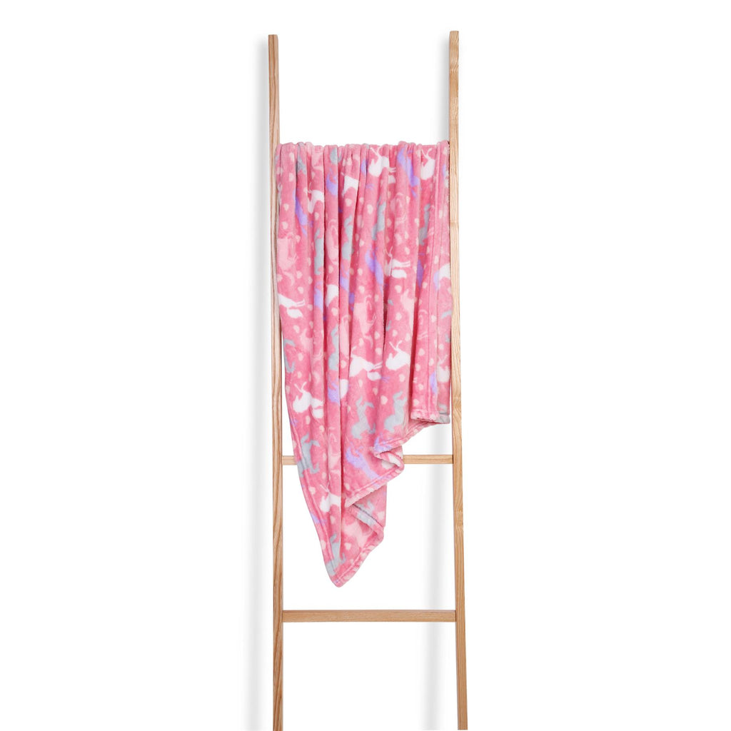 Kids Flannel Horse Blanket 100x150cm - Winter Warm Packs