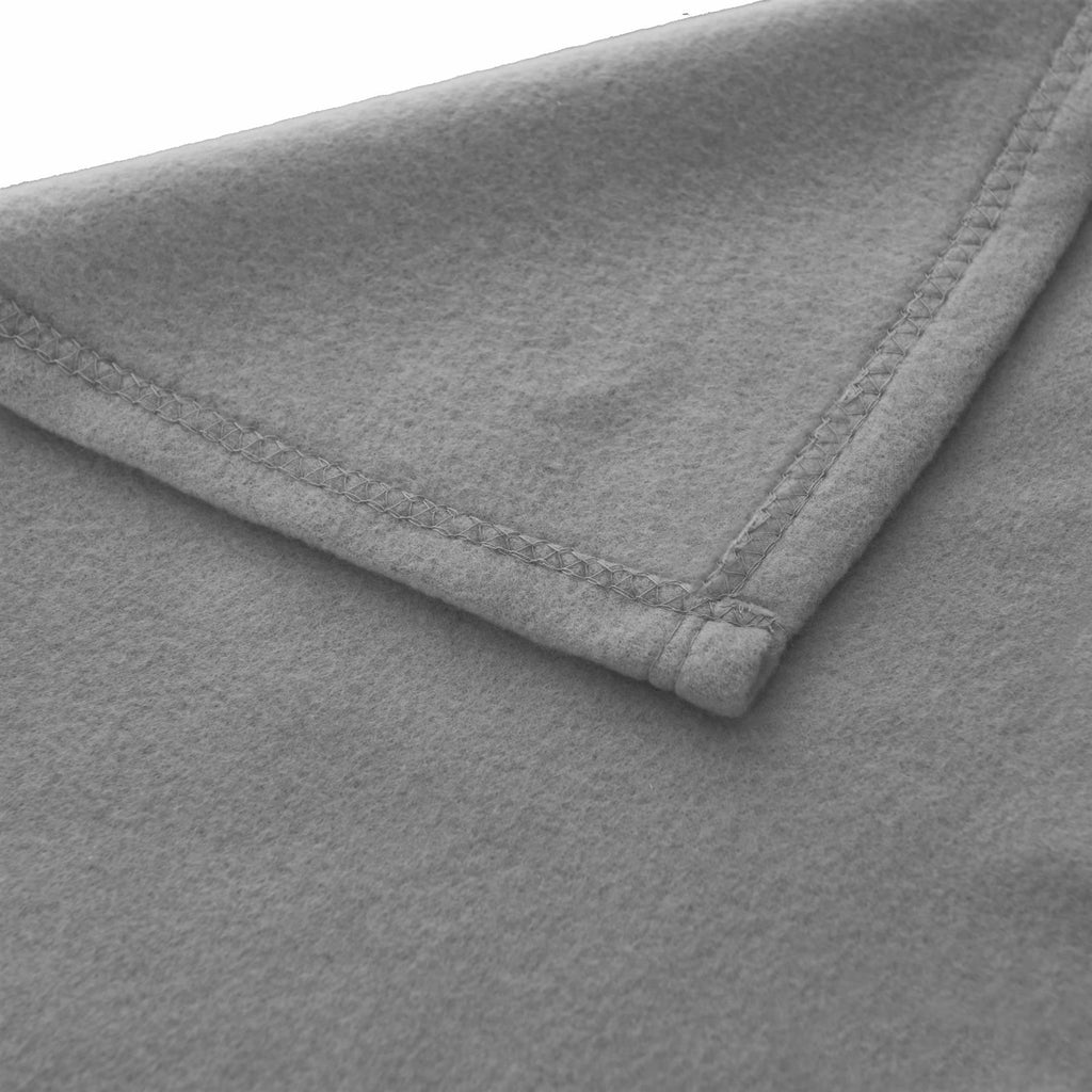 Grey Polar Fleece Blanket - Winter Warm Packs