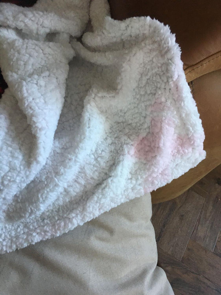 Red Check Sherpa Blanket 150x200cm NQP - Winter Warm Packs