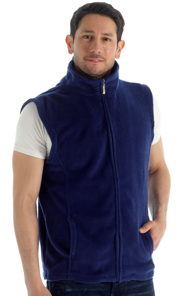 Blue Bodywarmer Fleece, Sizes S-XL - Winter Warm Packs