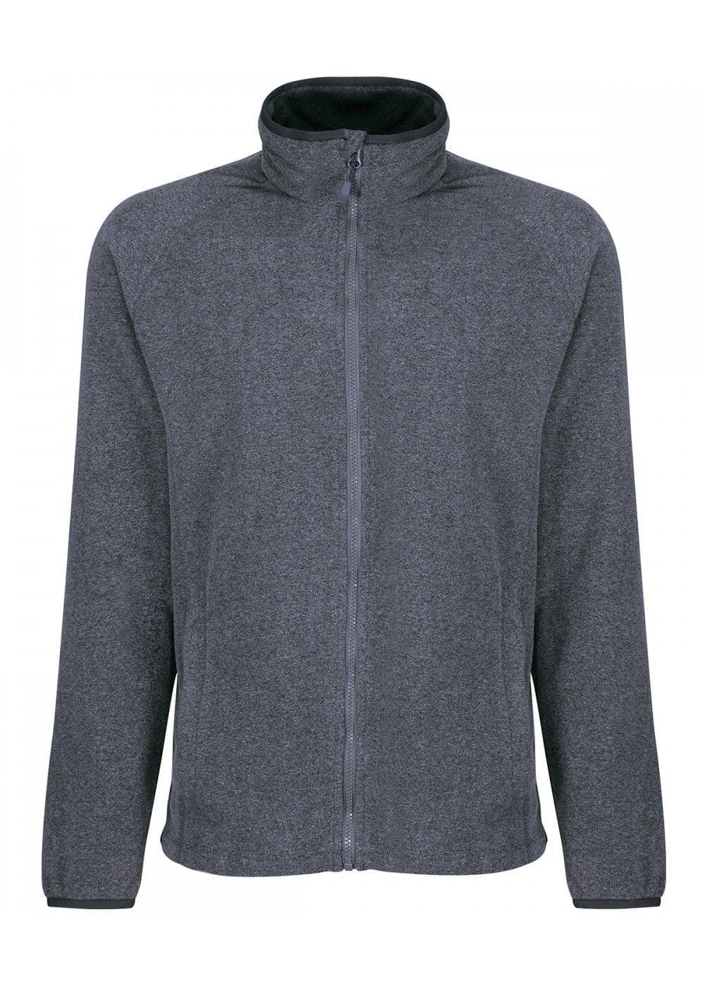 Grey Full Sleeve Fleece Jacket - Winter Warm Packs