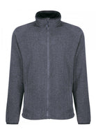 Grey Full Sleeve Fleece Jacket - Winter Warm Packs