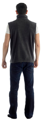 Grey Fleece Bodywarmer, Sizes S-XL - Winter Warm Packs