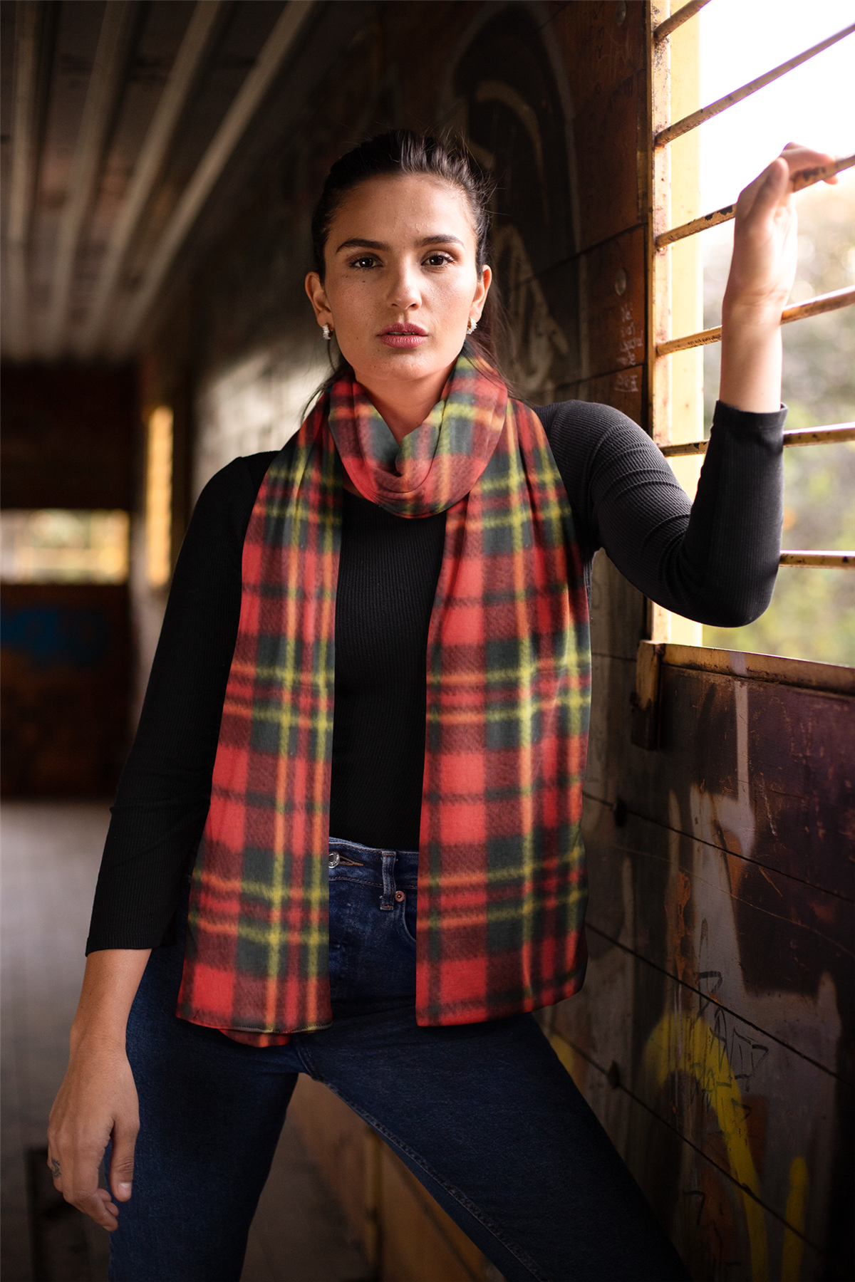 Check Scarves - Winter Warm Packs