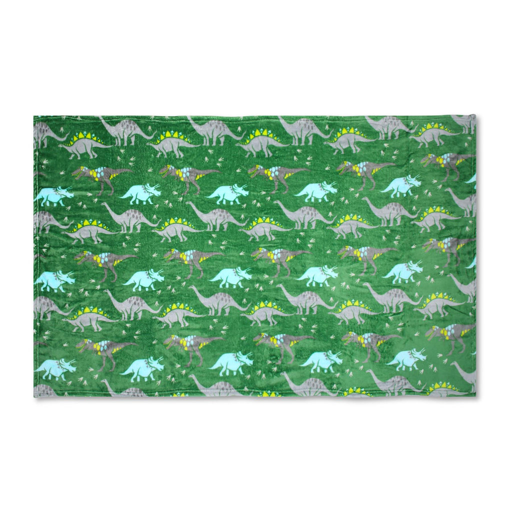 Kids Flannel Dinosaur Blanket 100x150cm - Winter Warm Packs