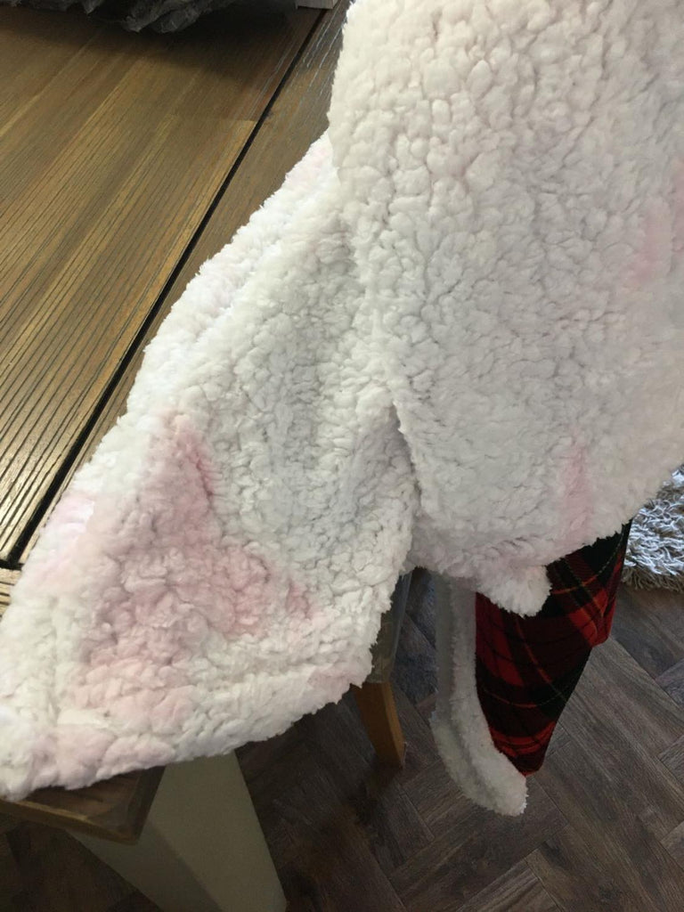 Red Check Sherpa Blanket 150x200cm NQP - Winter Warm Packs