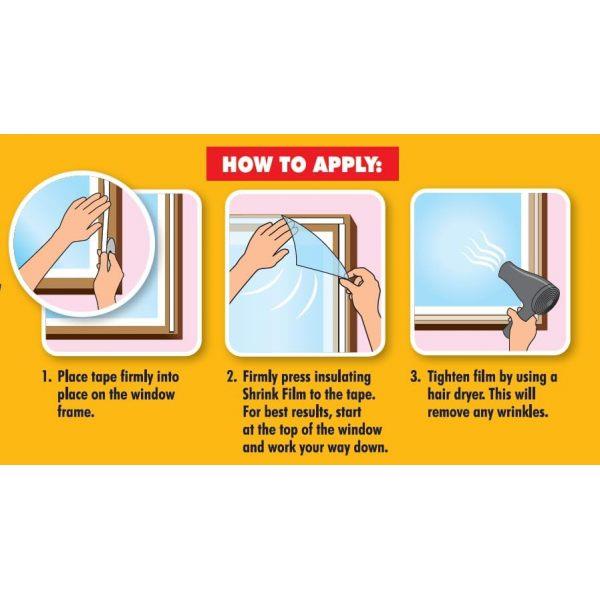Window Insulation Kit - Winter Warm Packs