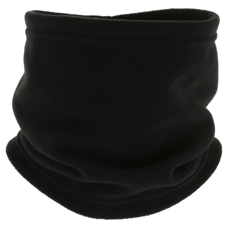 Fleece Neck Warmer / Snood, Black - Winter Warm Packs