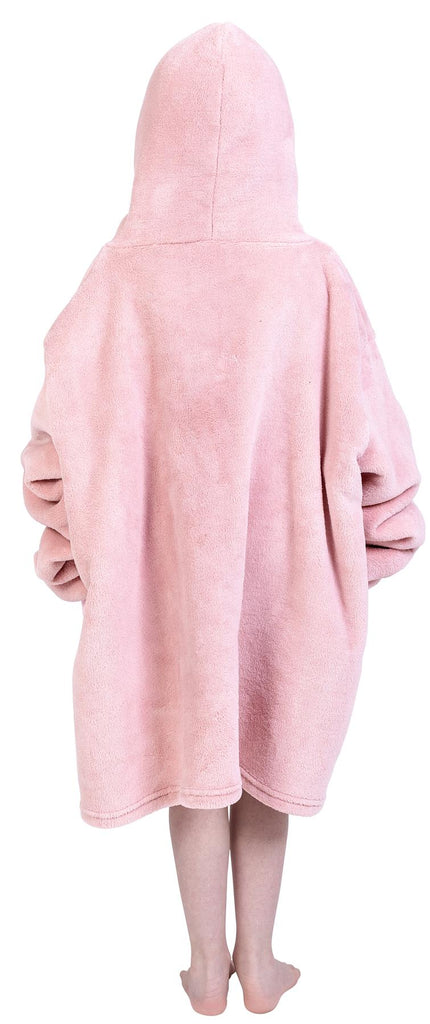 Kids Cosy Hoodie, Pink (One Size Kids) - Winter Warm Packs