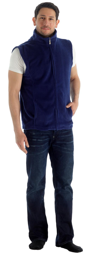 Blue Bodywarmer Fleece, Sizes S-XL - Winter Warm Packs